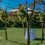 Elegant Wood Wedding Chuppah | Oregon Coastal Flowers LLC Elegant Wood Wedding Chuppah