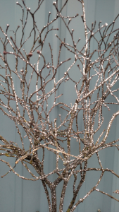 glittered branches