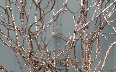 Holiday Glittered Branches