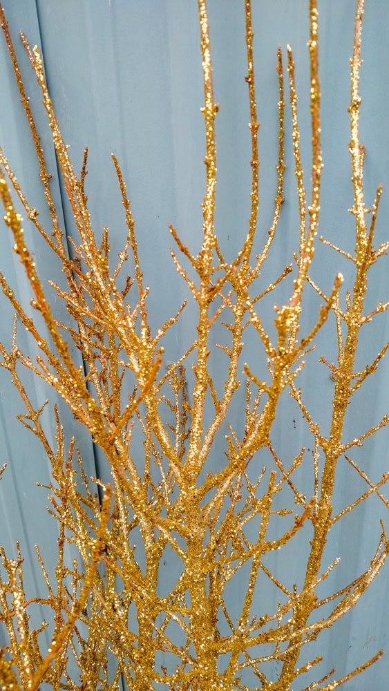 Glittered Winter Branches