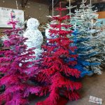 flocked trees | Oregon Coastal Flowers LLC flocked trees