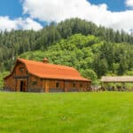 Hydrangea Ranch Timber Frame Barn Wedding Oregon Coast | Oregon Coastal Flowers LLC Hydrangea Ranch Timber Frame Barn Wedding Oregon Coast