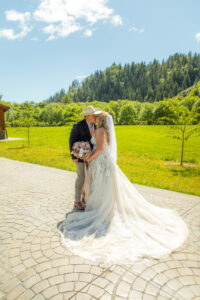Hydrangea Ranch Timber Frame Barn Wedding Oregon Coast | Oregon Coastal Flowers LLC Hydrangea Ranch Timber Frame Barn Wedding Oregon Coast