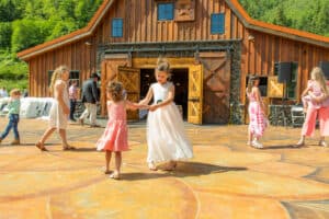 Hydrangea Ranch Timber Frame Barn Wedding Oregon Coast | Oregon Coastal Flowers LLC Hydrangea Ranch Timber Frame Barn Wedding Oregon Coast