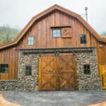 Hydrangea Ranch Timber Frame Barn Wedding Oregon Coast | Oregon Coastal Flowers LLC Hydrangea Ranch Timber Frame Barn Wedding Oregon Coast